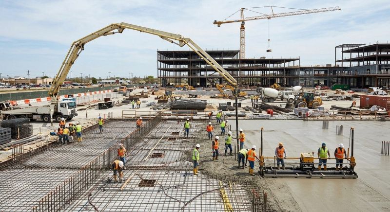 Commercial Slab Installation in Bellingham, WA