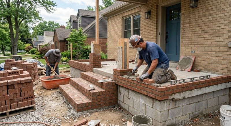 Deck Masonry Installation in Fairfield County, CT