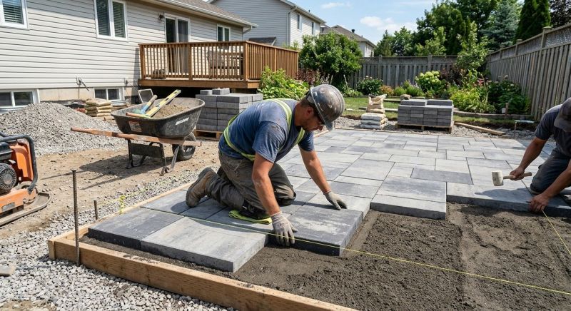 Limestone Pavers Installation in Norwalk, CT